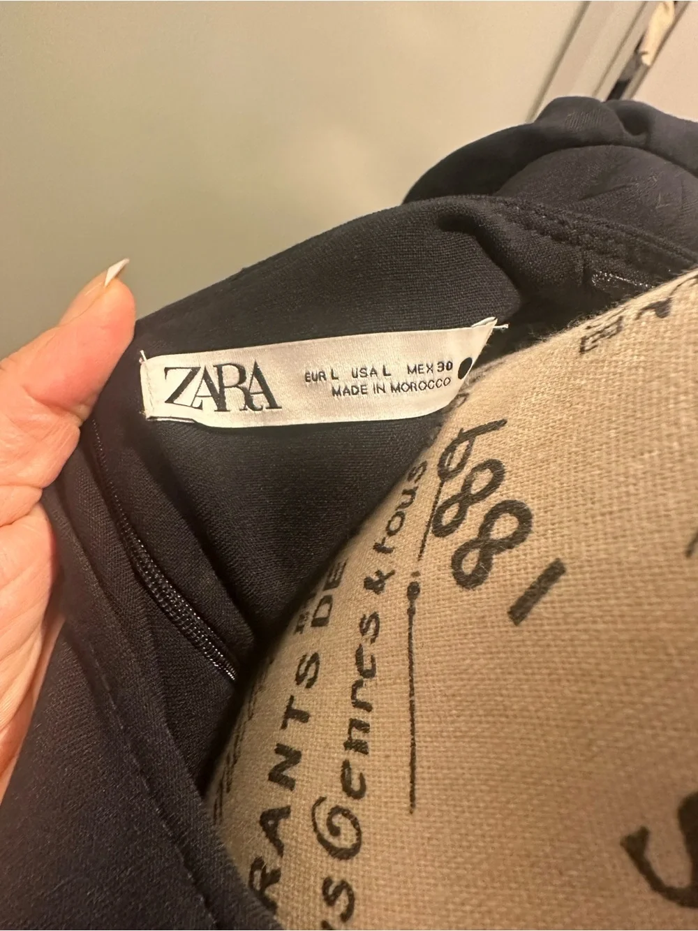 Banana Republic Black Square-Neck Puff-Sleeve Blouse